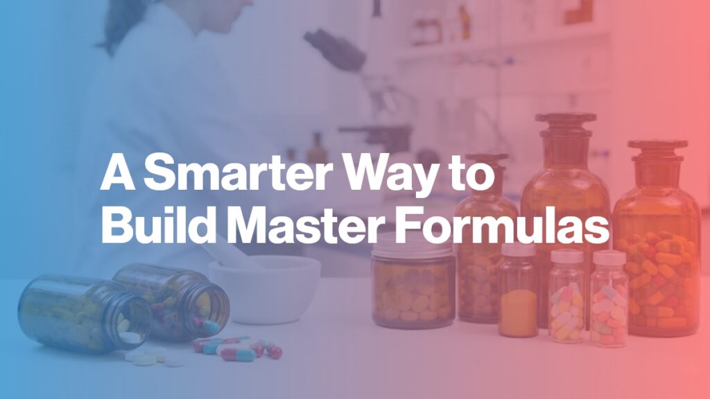 Non-Quantity Driven Formulations: A Smarter Way to Build Master ...